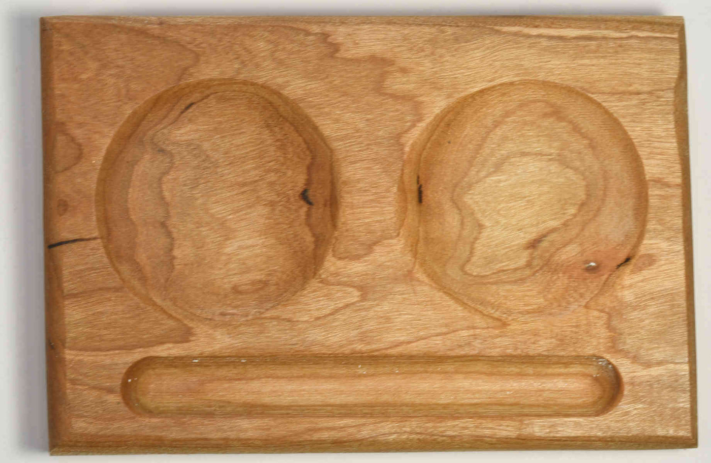 Hardwood Hook and Bead Tray - Hand Crafted - Designed for staging hooks and beads