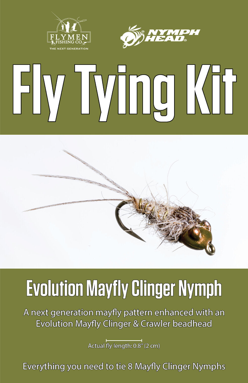 Fly Tying Kit Evolution Mayfly Clinger Nymph