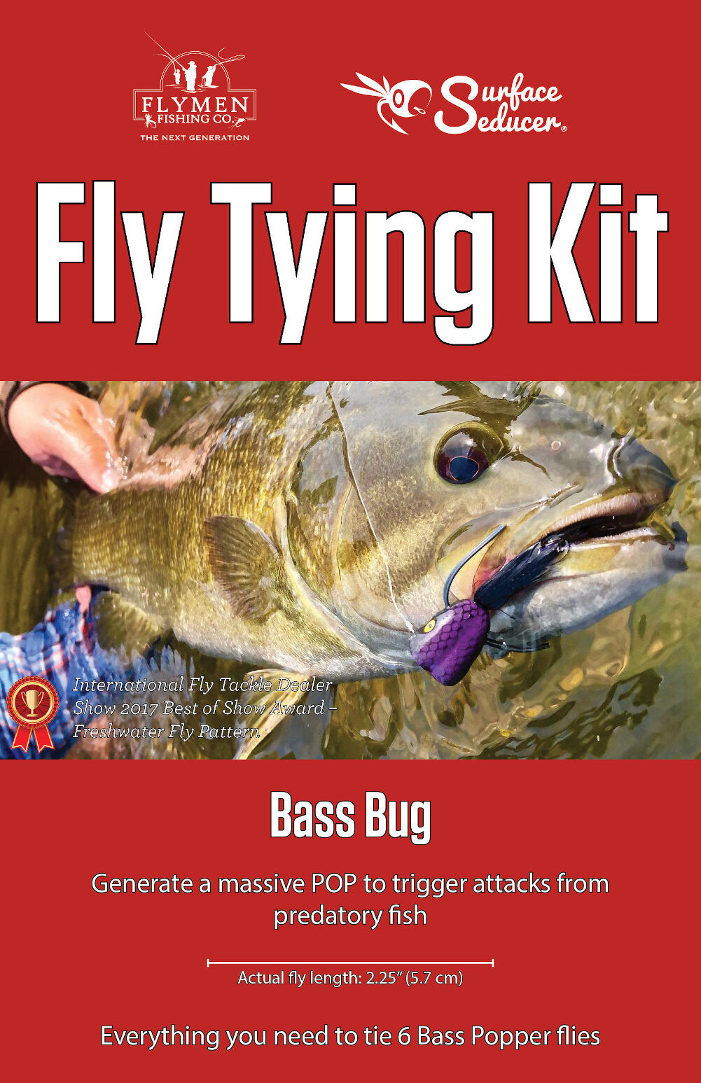 Fly Tying Kit Bass Popper