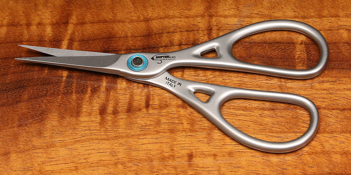 Kopter ULTIMATE Straight Long Blade Microserrated Edge Thin Point Scissors