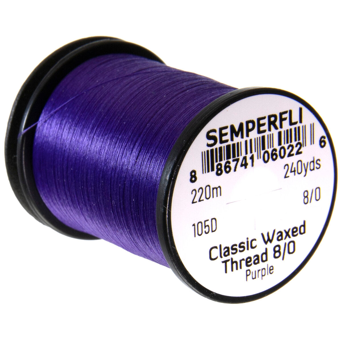 SemperFli Classic Waxed Thread 8/0 - many colors