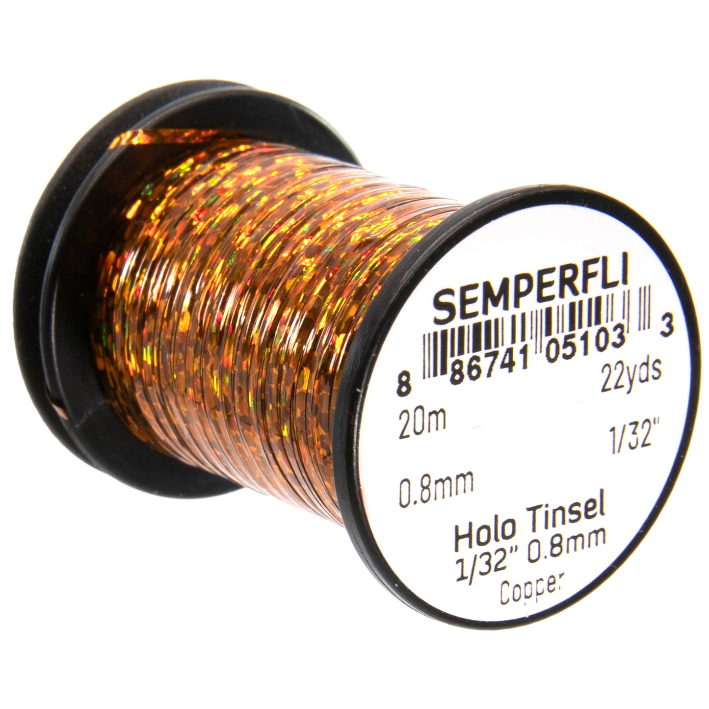 SemperFli Spooled Holographic Tinsel - 1/16, 1/32, 1/69