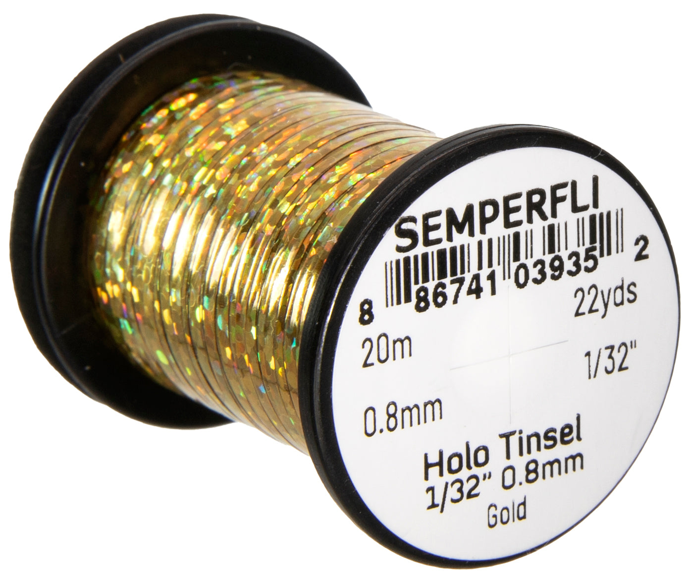 SemperFli Spooled Holographic Tinsel - 1/16, 1/32, 1/69
