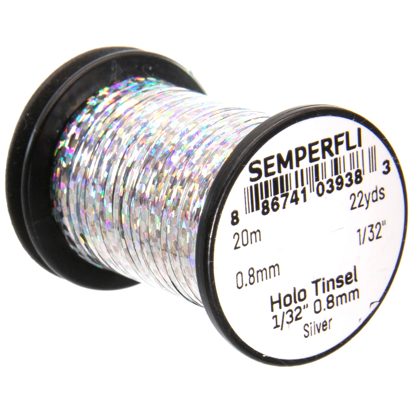 SemperFli Spooled Holographic Tinsel - 1/16, 1/32, 1/69