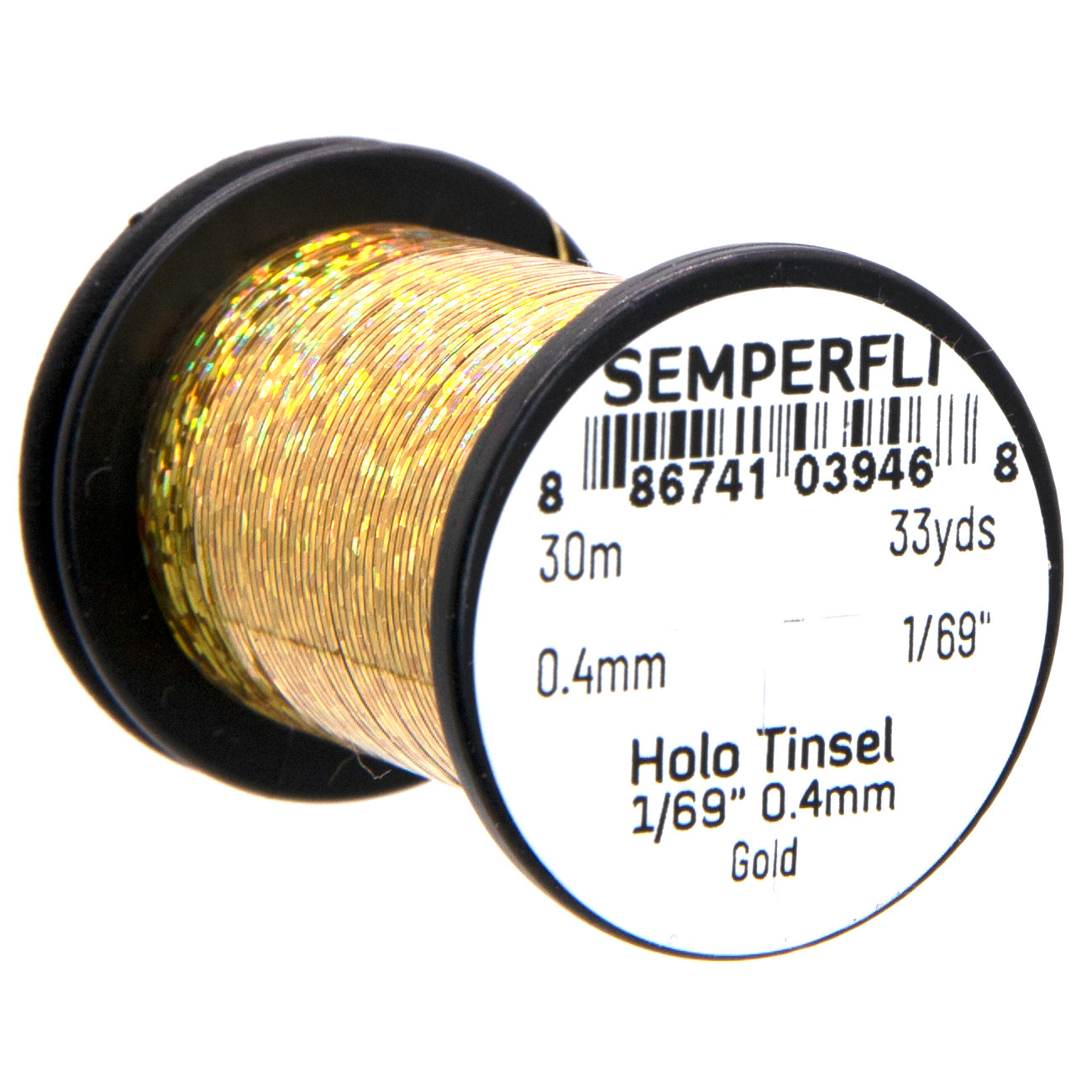 SemperFli Spooled Holographic Tinsel - 1/16, 1/32, 1/69