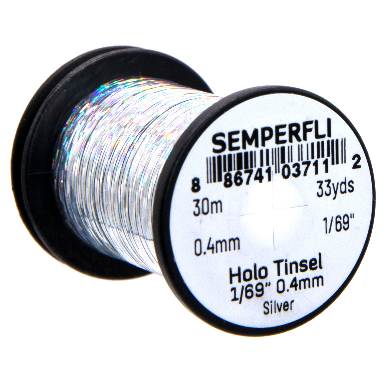SemperFli Spooled Holographic Tinsel - 1/16, 1/32, 1/69