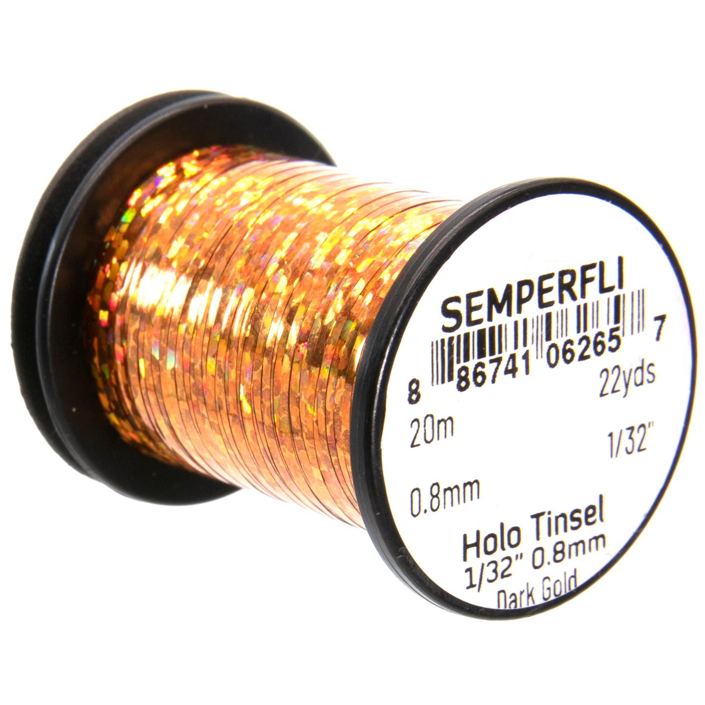 SemperFli Spooled Holographic Tinsel - 1/16, 1/32, 1/69