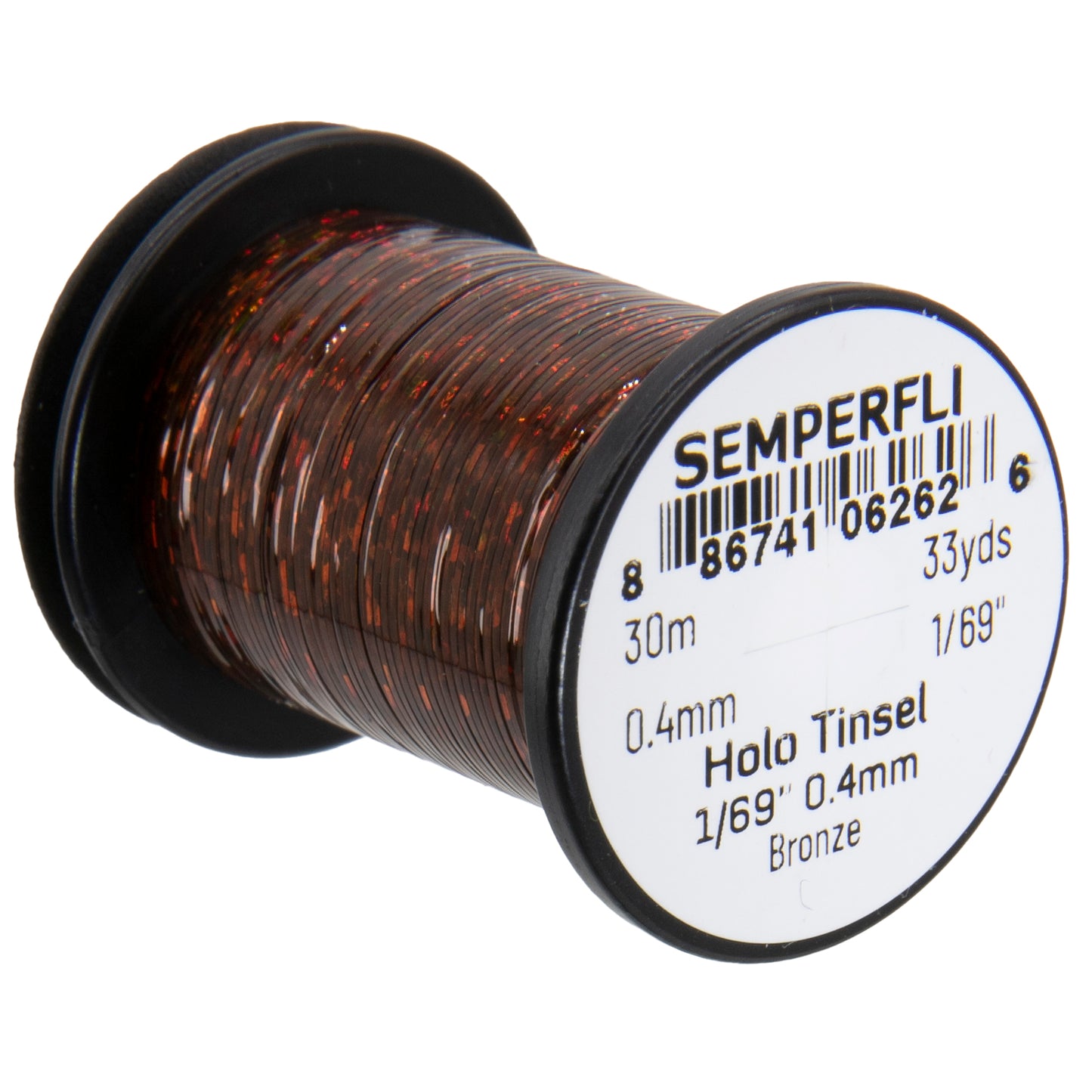 SemperFli Spooled Holographic Tinsel - 1/16, 1/32, 1/69