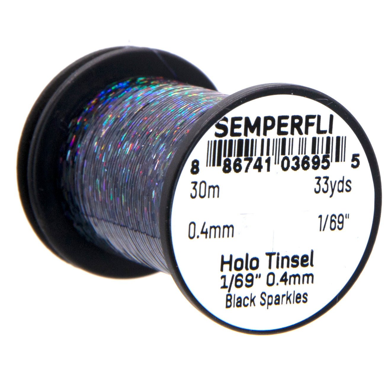 SemperFli Spooled Holographic Tinsel - 1/16, 1/32, 1/69