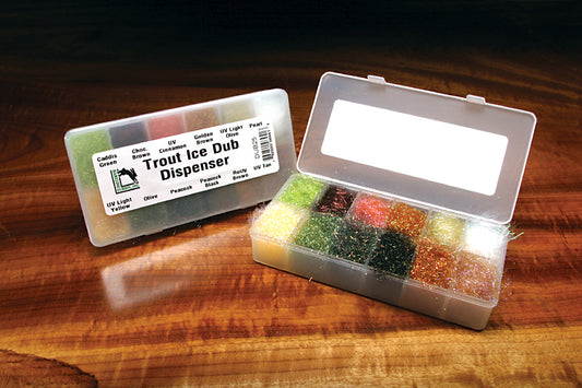 Custom Trout Ice Dub Dispenser - Hareline Dubbin