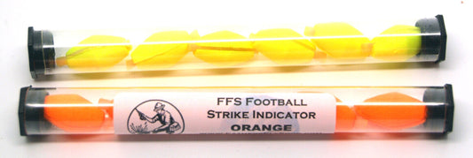 FFS Fly Fishing Football Strike Indicators - Perfect for Nymphing - 6 per tube