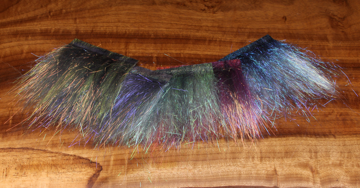 Ice Dubbing Minnow Back Shimmer Fringe #1