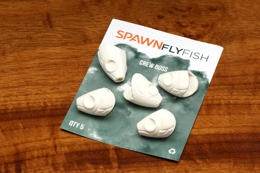 Crew Boss Spawn Fly Fish Heads Blank 5 Pack