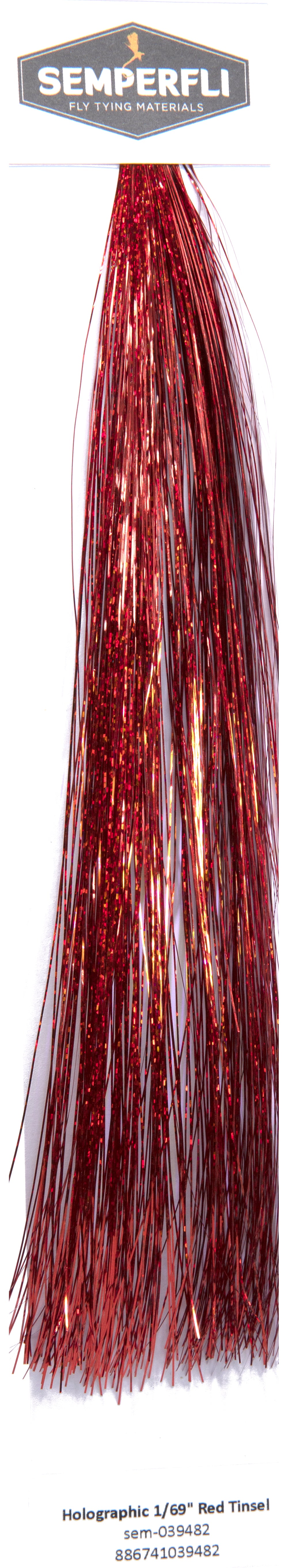 SemperFlash Holographic 1/69" Red Tinsel..