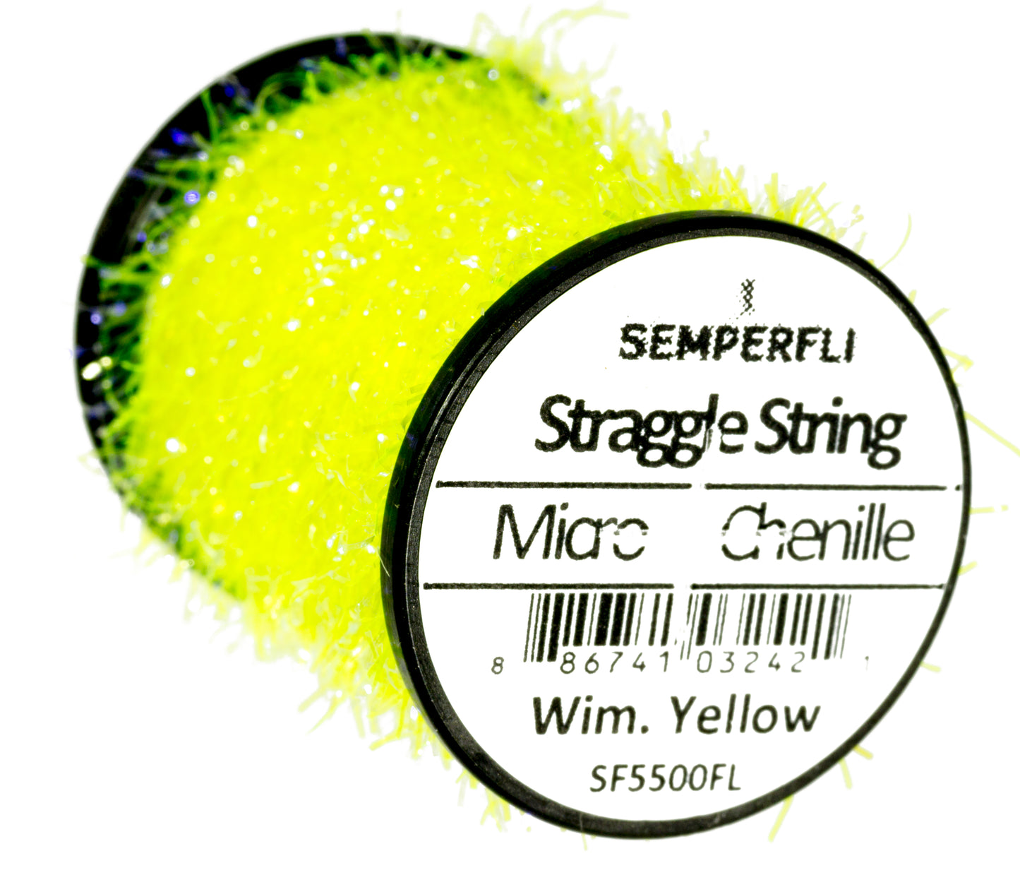 Straggle String Micro Chenille SF5500 Fluoro Wimbledon Yellow