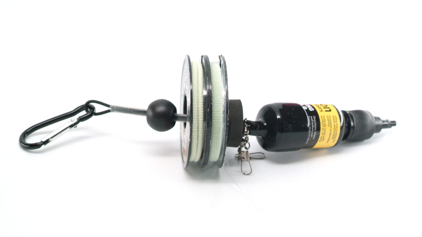 Tippet Holder and Floatant Bottle Holder