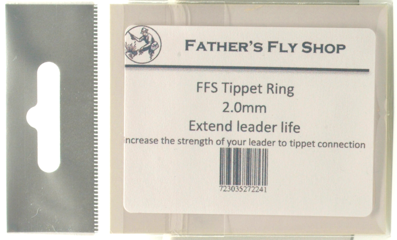 FFS Tippet Ring -- Fly Fishing Tippet Ring attaches leader to tippet