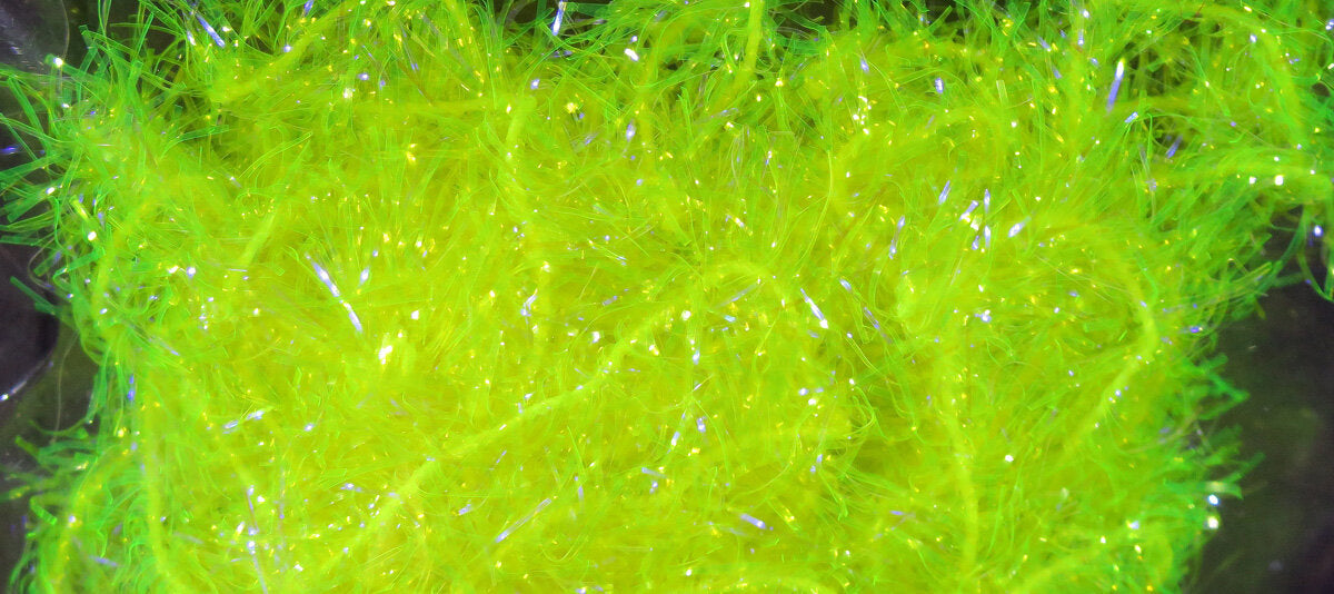 UV Estaz Chenille - Fly Tying Sparkle - PLUS the fish attracting magic of UV