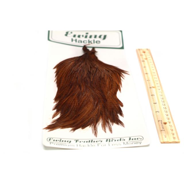 Ewing Commercial Rooster Neck - Natural Brown - Fly Tying - # 101