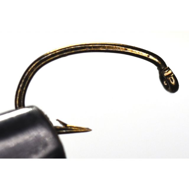 Fly Tying Shrimp & Caddis Pupa Forged Bronze Hook - FFS 7051- 25 pk - 1X Short and 1X Strong - Eye D