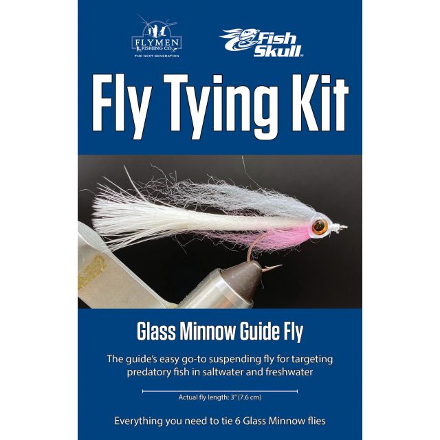Fly Tying Kit Glass Minnow Guide Fly