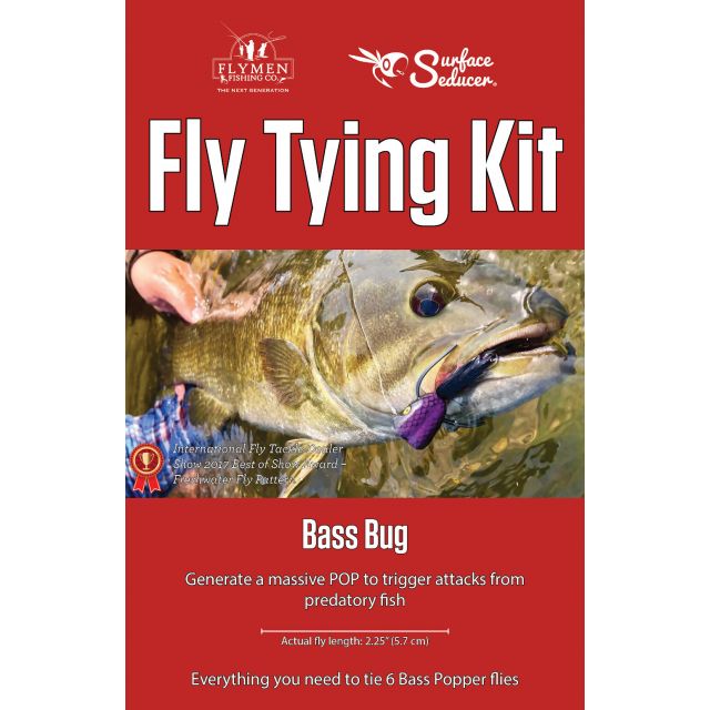 Fly Tying Kit Bass Popper