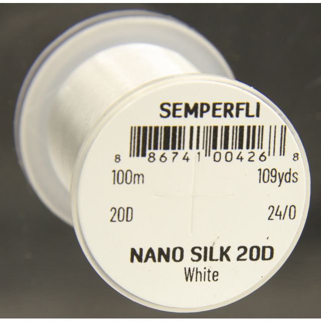 Semperfli Nano Silk 20D 24/0 -White