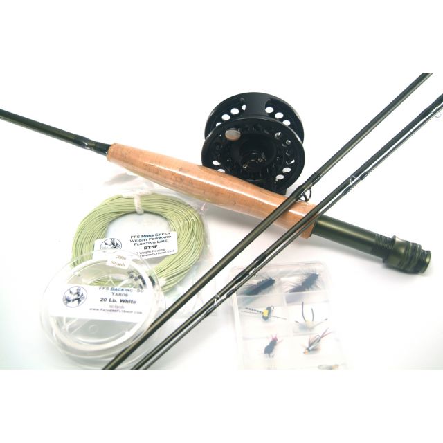 Balanced Rod, Reel, Leader, Tippet, Backing, and Fly Line - Including Flies