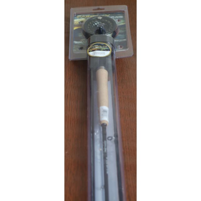 CORTLAND Fairplay Fly Rod and Reel Outfit preloaded with premium floating fly line and 9' Graphite Rod with Cork Handle