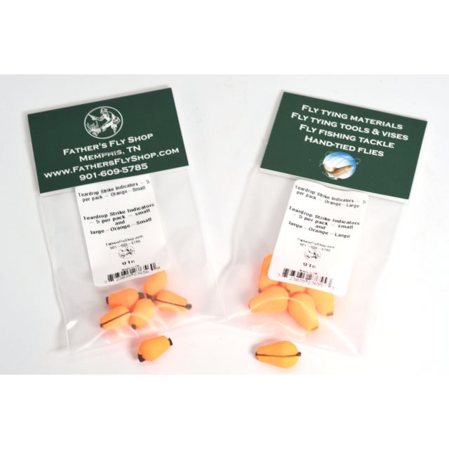 Teardrop Strike Indicators - 5 per pack - small and large