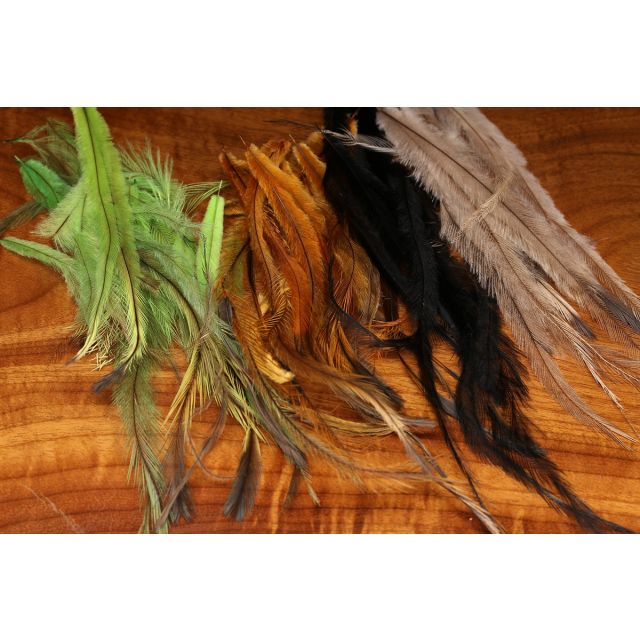 EMU Feathers (Dyed and Natural) - Fly Tying