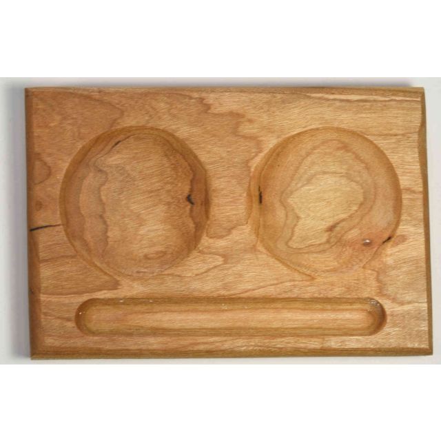 Hardwood Hook and Bead Tray - Hand Crafted - Designed for staging hooks and beads