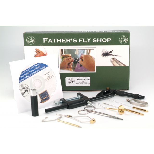 Standard+ Fly Tying Tool Kit With Vise, Tools, and Clamp Base -- Plus DVD instruction video